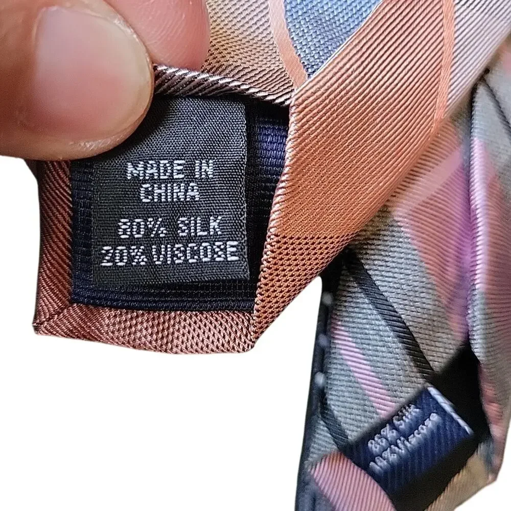 Plaid Neck ties Lot Of 4 Designer Nick Graham Michael Kors Chaps Croft & Barrow